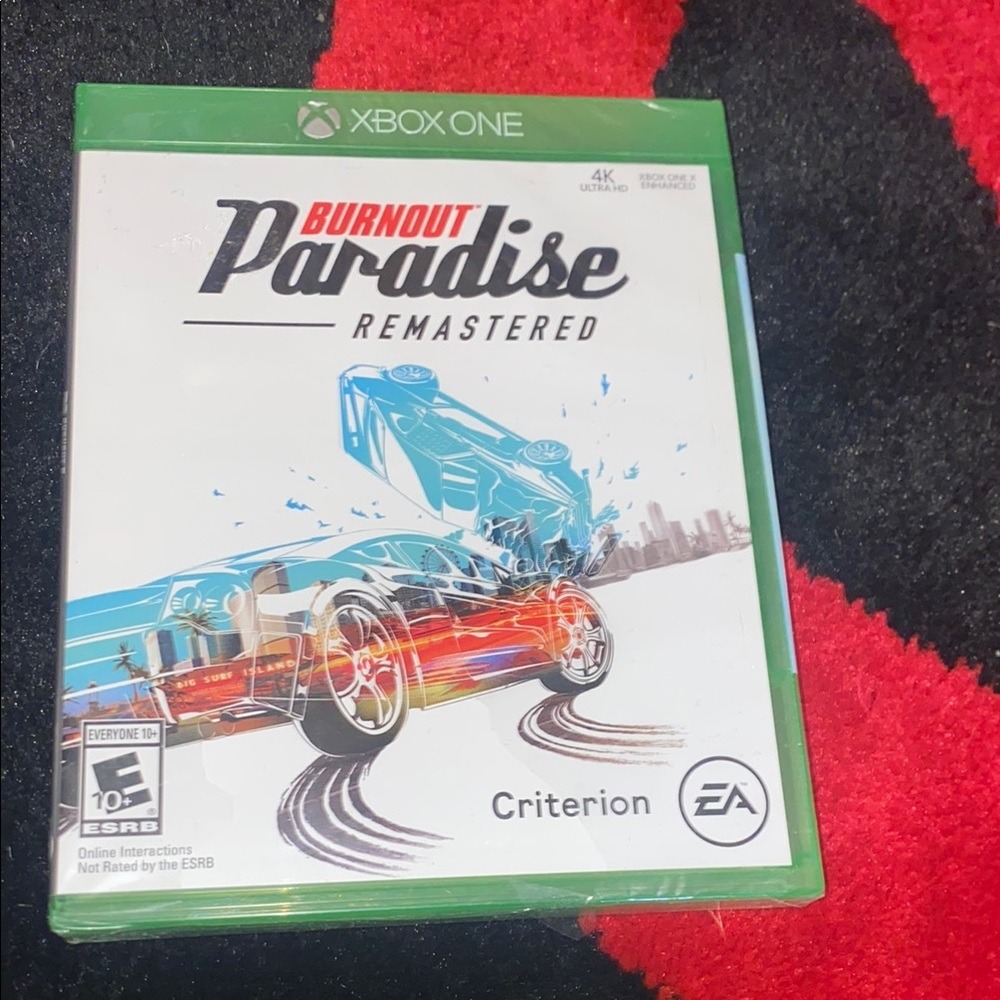 Xbox One‎ Burnout Paradise Remastered Ultimate Driving Playground Game Disc